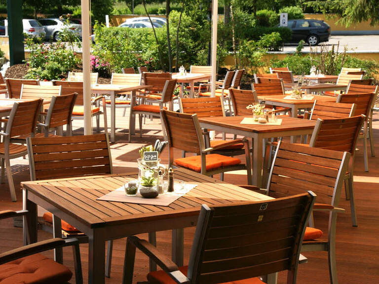 Außenbereich Restaurant im Schmelmer Hof