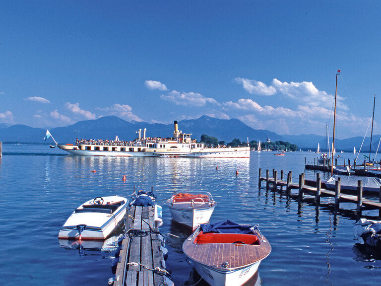 Bootssteg am Chiemsee