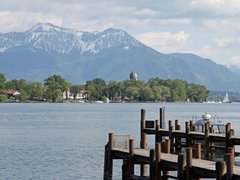 Bootssteg am Chiemsee
