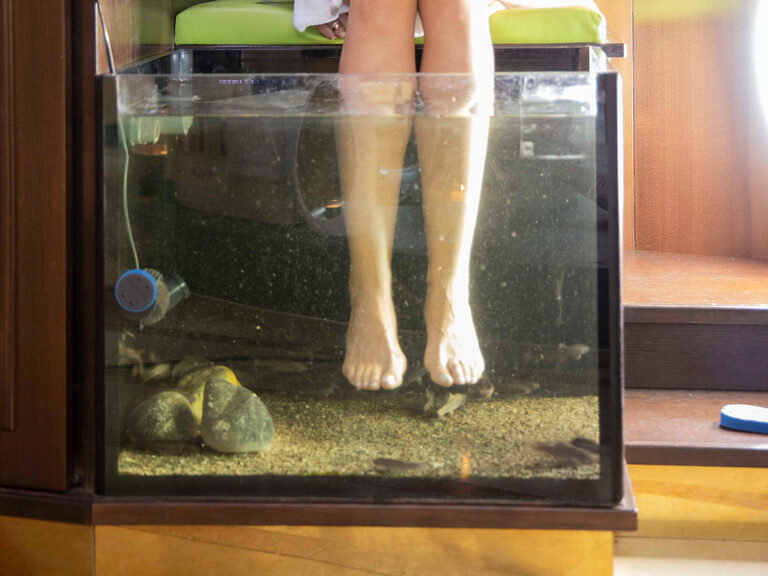 Fisch-Pediküre im Schmelmer Hof